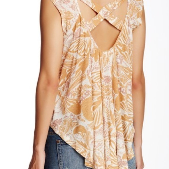 Free People 'Sugar Cane' Crisscross Tank: - Picture 2 of 2